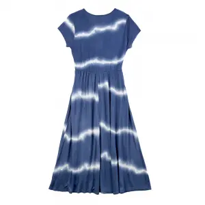Women’s full print Imitation tie-dye viscose long dress