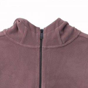 Women’s Aoli Velvet Hooded Jacket Eco-Friendly Sustainable Hoodies