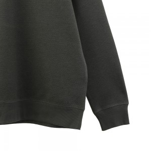 Men‘s  Jacquard Sweatshirt Textured Pullover Shirts