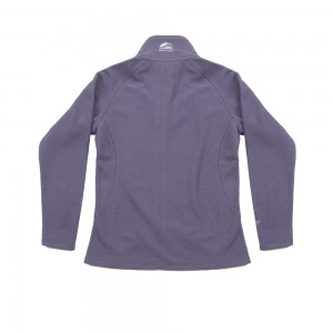 Women’s full zip double side sustainable polar fleece jacket