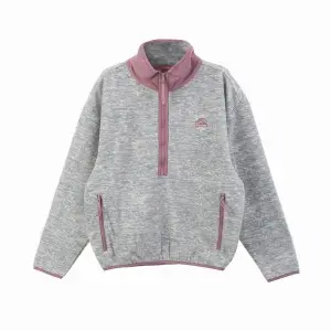 Women Half Zipper Mock Neck Sweatshirts Polar Fleece Thermal Sweater