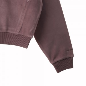 Women’s Aoli Velvet Hooded Jacket Eco-Friendly Sustainable Hoodies