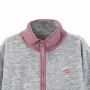 Women Half Zipper Mock Neck Sweatshirts Polar Fleece Thermal Sweater