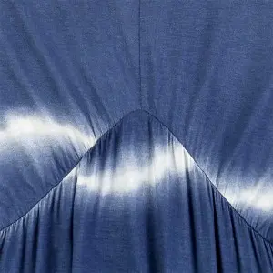 Women’s full print Imitation tie-dye viscose long dress