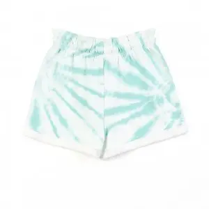 Women’s full print Imitation tie-dye french terry shorts