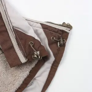 Women’s full zip high collar coral fleece hoodie