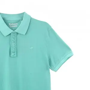 Custom Logo Embroidery Polo T Shirts Cotton Pique Acid Wash Polo Shirts Men