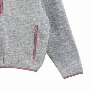 Women Half Zipper Mock Neck Sweatshirts Polar Fleece Thermal Sweater